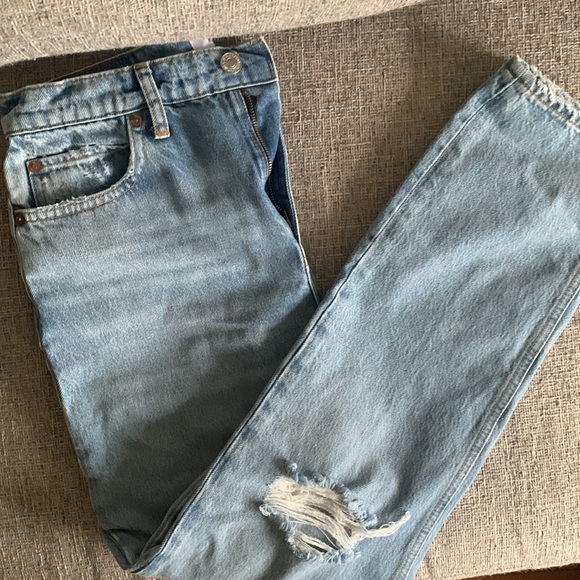 RE/DONE 70s Straight-Leg Distressed Jeans NWT - Picture 4 of 4